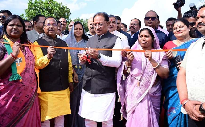 किसानों से किया हर एक वादा पूरा कर रही है हमारी सरकार : मुख्यमंत्री श्री साय