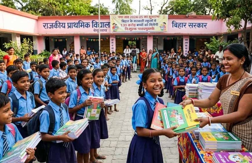 बिहार में अप्रैल से नया शैक्षणिक सत्र शुरू, 1.33 करोड़ छात्रों को मिलेंगी मुफ्त किताबें
