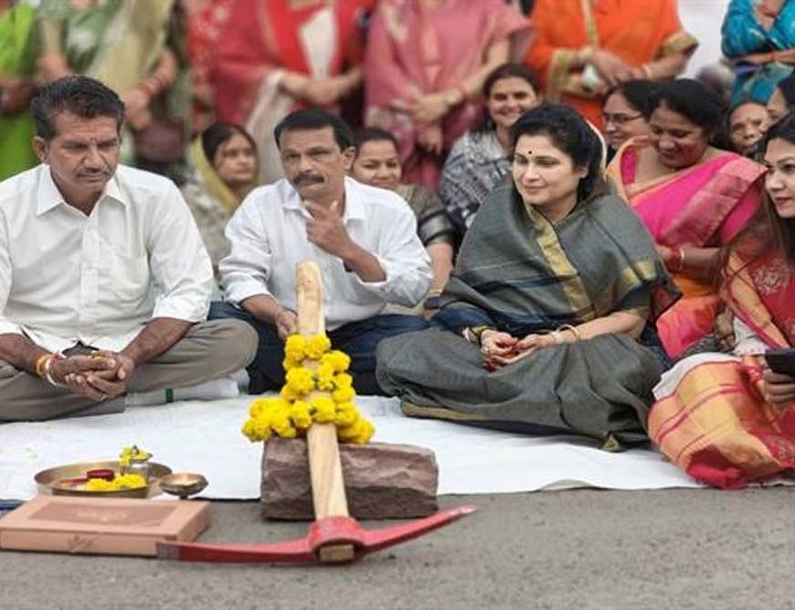 जनसुविधाओं को गति देने 90 लाख से अधिक के विकास कार्यों का भूमिपूजन : राज्यमंत्री  गौर