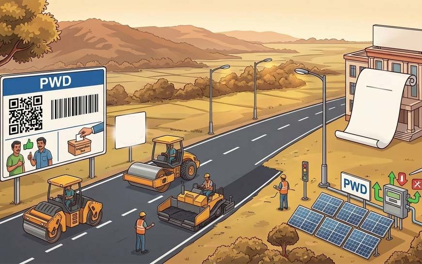 PWD की नई पहल: सड़क निर्माण पर QR कोड बोर्ड, अब सीधे कर सकेंगे शिकायत और जानकारी प्राप्त