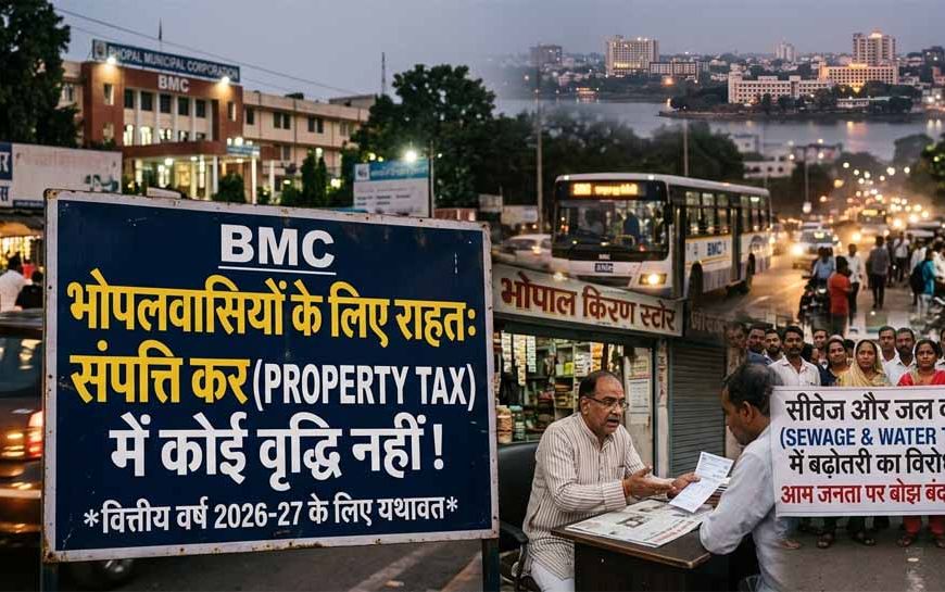 भोपाल में प्रॉपर्टी टैक्स नहीं बढ़ेगा, लेकिन सीवेज-जल कर से बढ़ सकता है खर्च
