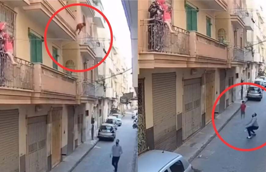 2 साल की मासूम गिरी दूसरी मंजिल से, 17 साल के युवक ने दिखाया हीरो जैसा साहस