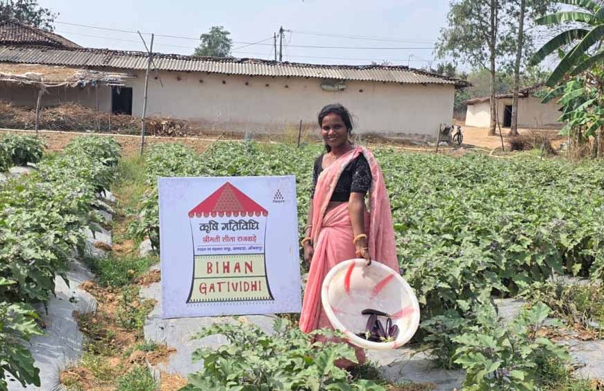 उन्नत खेती से शीला राजवाड़े बनीं लखपति दीदी बिहान’ से जुड़कर संवर रही ग्रामीण महिलाओं की आजिविका