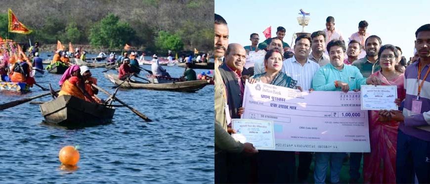 महानदी पर रोमांच का मंजर: छत्तीसगढ़ में पहली ‘नौकायान स्पर्धा’, 52 टीमों की टक्कर, 1 लाख का इनाम