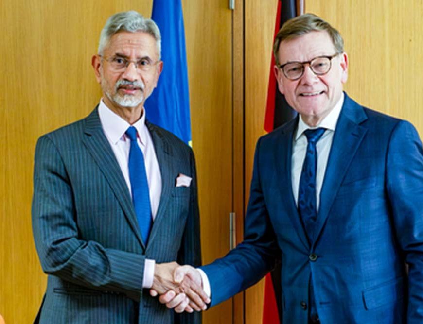 पश्चिम एशिया तनाव पर भारत-জर्मनी की अहम बैठक, एस जयशंकर और वेडफुल के बीच गहन चर्चा