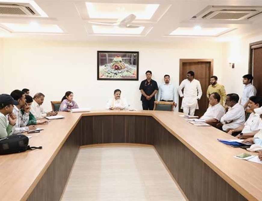 उप मुख्यमंत्री  शुक्ल ने हिनौती गौधाम के निर्माण कार्यों की समीक्षा की