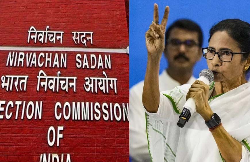 चुनाव आयोग के रडार पर ममता: CRPF जवानों को धमकाने का आरोप, भाषण पर मांगी रिपोर्ट