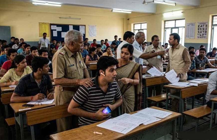 ब्लूटूथ से नकल करते 10 छात्र पकड़े, मुंगेली का परीक्षा केंद्र विश्वविद्यालय ने किया निरस्त