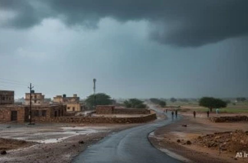 राजस्थान में पश्चिमी विक्षोभ के सक्रिय होने से बदला मौसम और गेहूं सरसों की रबी फसलों पर मंडराया बड़ा संकट