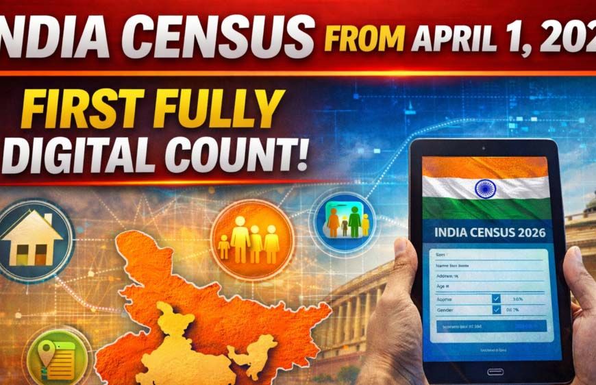 घर की छत से लेकर खाने के अनाज तक: जनगणना 2026 में सरकार ने पूछे ये 33 सवाल, क्या आपके पास हैं सभी जवाब?
