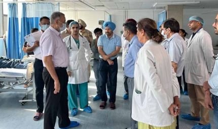 पटियाला अस्पताल में स्वास्थ्य मंत्री का औचक निरीक्षण, महिला मरीजों से की सीधी बातचीत