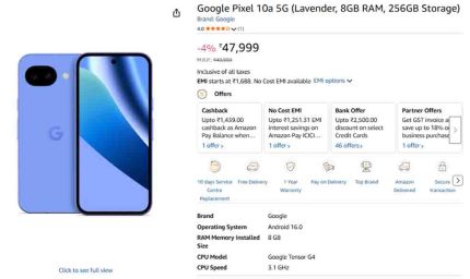 Google Pixel 10a पर मिल रही है भारी छूट और अब बेहद कम कीमत में घर ले आएं गूगल का यह प्रीमियम 5G स्मार्टफोन