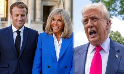 इमैनुएल मैक्रों संग बुरा बर्ताव करती हैं उनकी पत्नी, ट्रंप ने उड़ाया फ्रांसीसी राष्ट्रपति का मजाक