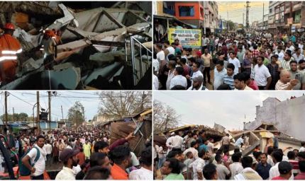 अनूपपुर में भवन गिरने से दो की मौत, कई मलबे में दबे; दो घायल अस्पताल में भर्ती