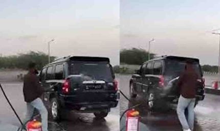 रील के चक्कर में डीजल से धो डाली स्कॉर्पियो, सिरोही पुलिस ने दो युवकों को भेजा जेल