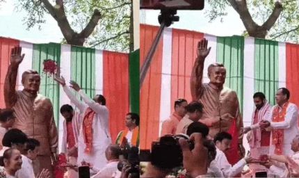 गुरुग्राम पहुंचे CMसैनी, पूर्व पीएम अटल बिहारी की प्रतिमा का अनावरण, फरियादियों की सुनी शिकायत