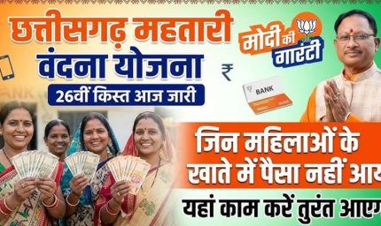 महिलाओं के मोबाईल में बजी खुशियों की घंटी,महतारी वंदन की 26वीं किश्त जारी