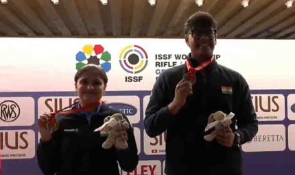 निशानेबाजी विश्व कप, पलक और मुकेश ने विश्व रिकॉर्ड के साथ जीता गोल्ड