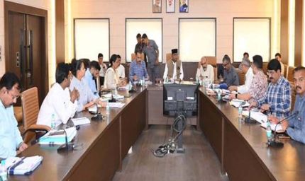 मंत्री विश्वास सारंग ने ली खेल एवं युवा कल्याण विभाग की समीक्षा बैठक