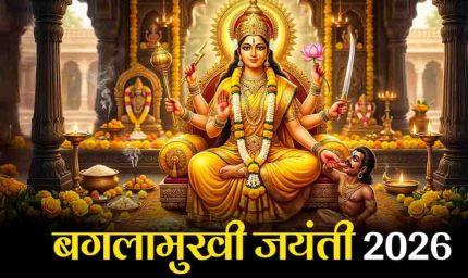 साल 2026 में 24 अप्रैल को मनाई जाएगी बगलामुखी जयंती, शत्रुओं पर विजय दिलाने वाली मां पीताम्बरा की पूजा का बन रहा शुभ संयोग