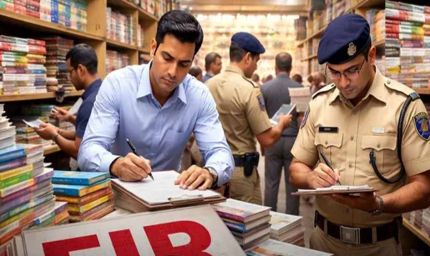 इंदौर में कॉपी-किताब माफिया पर कार्रवाई: प्राइवेट स्कूल संचालक, प्रिंसिपल और दुकानदारों पर FIR