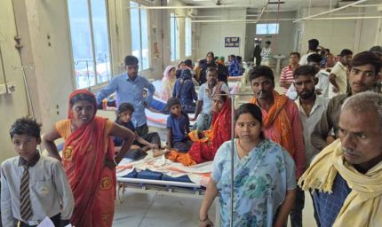 नवादा में दर्दनाक हादसा: स्कूल पिकअप पलटा, एक छात्रा की मौत, 25 बच्चे घायल