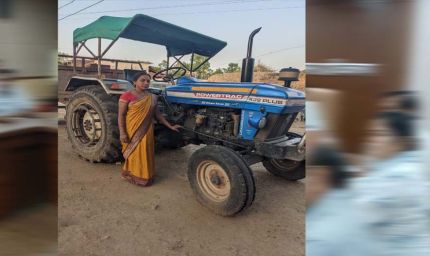 ट्रैक्टर से बदली तकदीर: हरदोली की भगवती देवी बनीं आत्मनिर्भरता की मिसाल