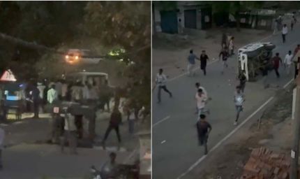 मूर्ति स्थापना को लेकर एक ही समाज के दो गुटों के बीच विवाद, छीना-झपटी में प्रतिमा क्षतिग्रस्त