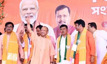 योगी आदित्यनाथ का बंगाल रैली में TMC पर हमला, बोले- “नो कर्फ्यू, नो दंगा, यूपी में सब चंगा”