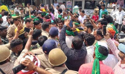 पूर्व मंत्री के बयान पर भड़के किसान, कई जिलों में बवाल और पुलिस से झड़प