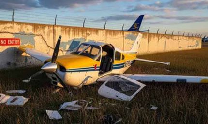 यूपी में बड़ा हादसा टला: लैंडिंग के दौरान रनवे से फिसला प्रशिक्षु विमान, ट्रेनी पायलट बाल-बाल बचीं