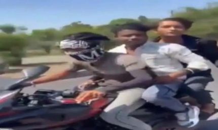 रफ्तार, स्टंट और मौत: रील शूट के दौरान ट्रेलर से टकराई बाइक, 3 युवकों की मौत