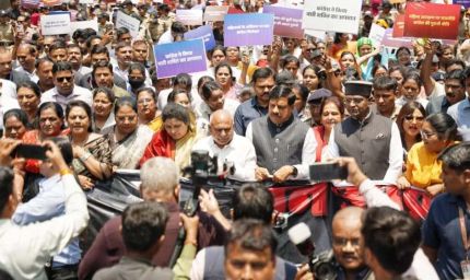 महिला आरक्षण पर सड़क पर उतरी BJP, भोपाल में 'जन आक्रोश' प्रदर्शन; CM ने विपक्ष को दिया कड़ा संदेश