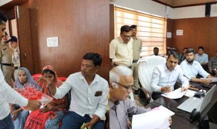 नर्मदापुरम में जनसुनवाई में कलेक्टर का अच्छा कदम, भीषण गर्मी में फरियादियों के लिए ठंडा पानी और शरबत की व्यवस्था
