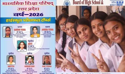 यूपी बोर्ड रिजल्ट जारी, 97.60% के साथ शिखा वर्मा बनीं 12वीं की टॉपर