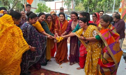 राज्यमंत्री कृष्णा गौर ने किया 4 लेन सीसी सड़क निर्माणकार्य का भूमि-पूजन