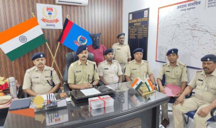 रामगढ़ में अवैध हथियार के साथ युवक गिरफ्तार, 9 एमएम पिस्टल बरामद