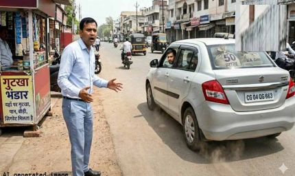 गुटखा लाने का बहाना बना ड्राइवर, अकाउंटेंट से 50 लाख लेकर हुआ फरार.