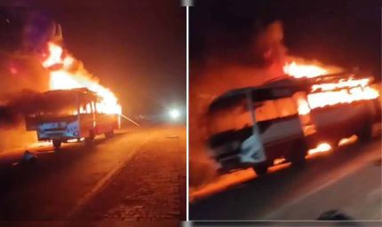 भिवानी बस हादसा: भिवानी में आग लगने से 2 की मौत