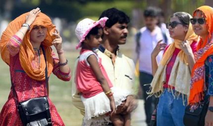 खजुराहो में 10 साल का रिकॉर्ड टूटा, पारा 46 पार; एमपी में भीषण गर्मी, 4 जिलों में लू और 12 जिलों में आंधी-बारिश का अलर्ट