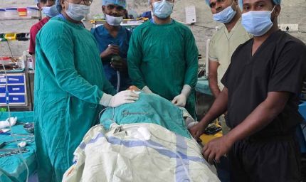 जिला चिकित्सालय में 07 वर्षीय गौरव का हुआ सफल टॉन्सिल ऑपरेशन