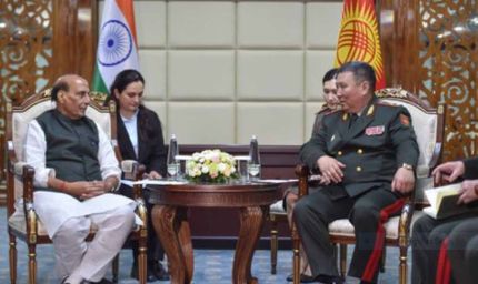 राजनाथ सिंह की कूटनीतिक पहल, किर्गिस्तान और बेलारूस के रक्षा मंत्रियों से मुलाकात