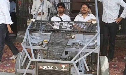 अंबाला के छात्रों ने कबाड़ से बनाई ‘यमदूत’ बग्गी, 80 हजार में तैयार हुआ अनोखा वाहन