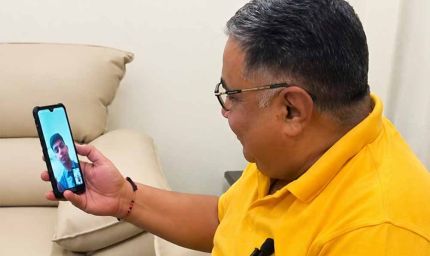 पेंड्रा के मेधावी विद्यार्थियों से वीडियो कॉल पर जुड़े मंत्री  राजेश अग्रवाल