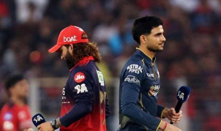 गुजरात टाइटंस ने रॉयल चैलेंजर्स बैंगलोर के खिलाफ जीता टॉस