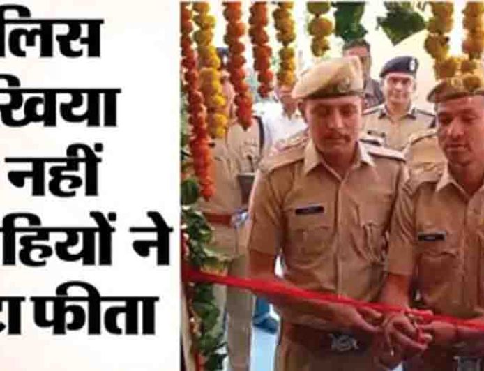 डीजीपी की अनूठी पहल, बीकानेर में पुलिस महानिदेशक ने कांस्टेबल्स से कटवाया नए बैरक का फीता