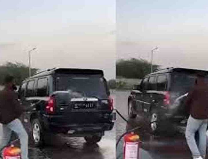 रील के चक्कर में डीजल से धो डाली स्कॉर्पियो, सिरोही पुलिस ने दो युवकों को भेजा जेल