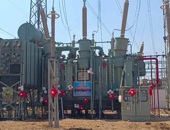 छतरपुर में क्षेत्र का पहला 200 एमवीए क्षमता का पावर ट्रांसफार्मर हुआ ऊर्जीकृत : ऊर्जा मंत्री तोमर