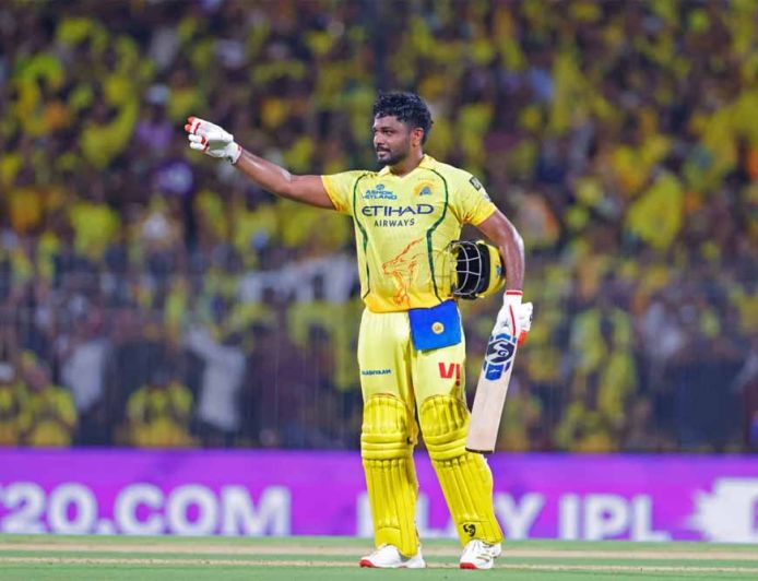 CSK vs DC: संजू ने 5 साल बाद IPL में जड़ा शतक; चेन्नई ने दिया 213 रनों का लक्ष्य