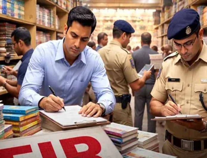 इंदौर में कॉपी-किताब माफिया पर कार्रवाई: प्राइवेट स्कूल संचालक, प्रिंसिपल और दुकानदारों पर FIR